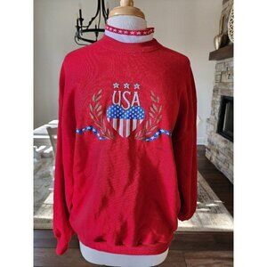 USA Gopher Sport Vintage‎ Flag Election Sweatshirt